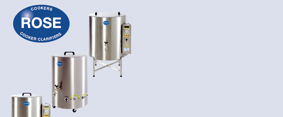 Water cookers for large quantities of meat